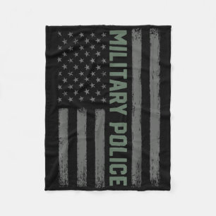 Shirt der Militärpolizei - Amerikanische Flagge Fleecedecke