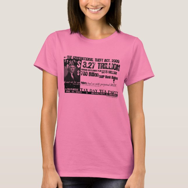 Shirt der permanenten Schulden (Vorderseite)