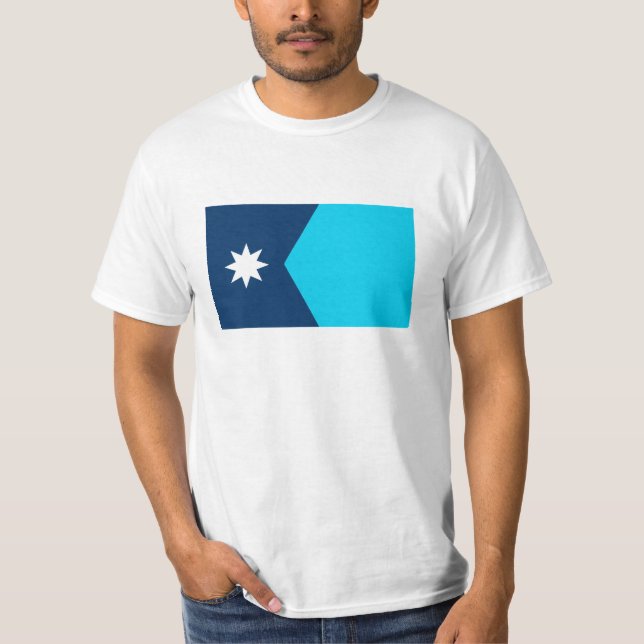 Shirt der Staatsflagge von Minnesota (Vorderseite)