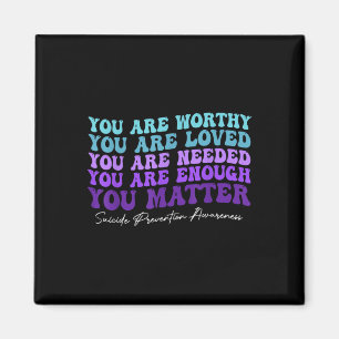 Shirt der Woche zur Prävention von Suiziden Magnet