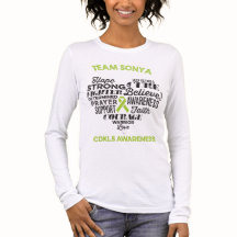Shirt des Bewusstseins-CDKL5, Sonya Geschichte,