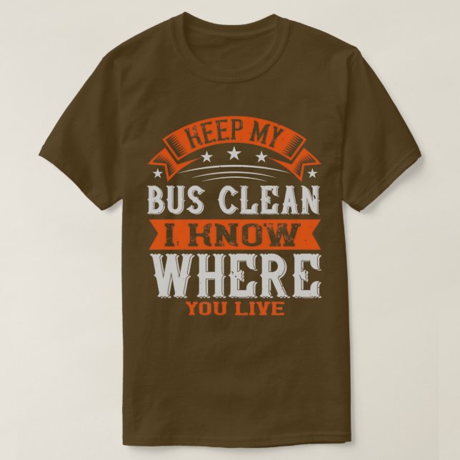 Shirt des Busfahrers 19 (Design vorne)