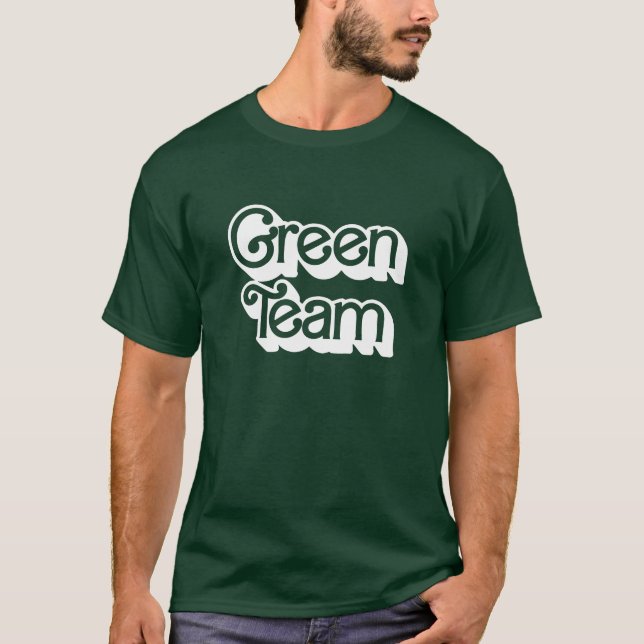 Shirt des "Color War Green Team" (Vorderseite)