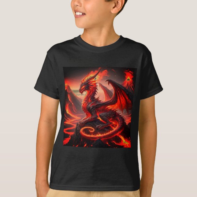 Shirt des Feuerdrachen (Vorderseite)