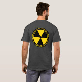 Shirt des Gelben Radiationssymbols (Rückdruck)