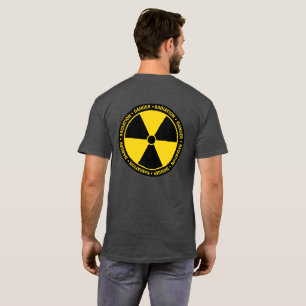 Shirt des Gelben Radiationssymbols (Rückdruck)
