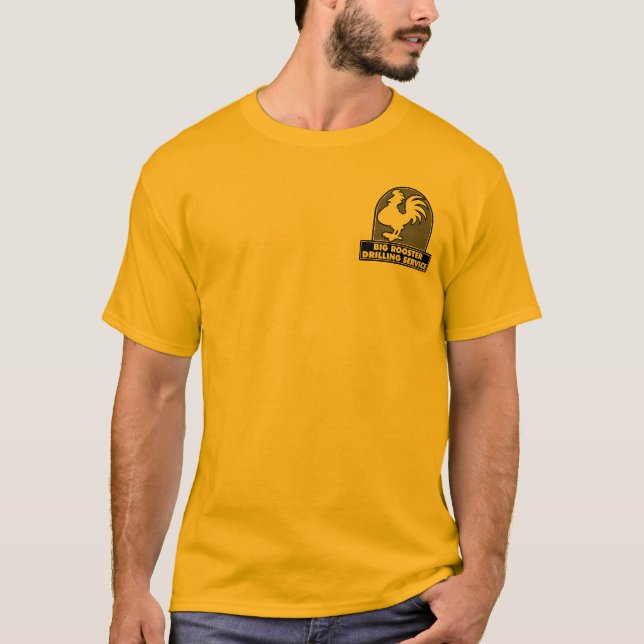Shirt des großer Hahn-bohrendes Service-1 (Vorderseite)