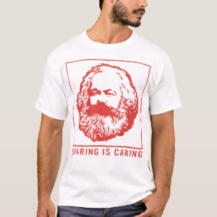 Shirt des Kommunismus: Teilen ist Gekümmert Karl M