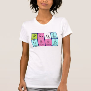 Shirt des periodisch wiederkehrenden Tabellenworts