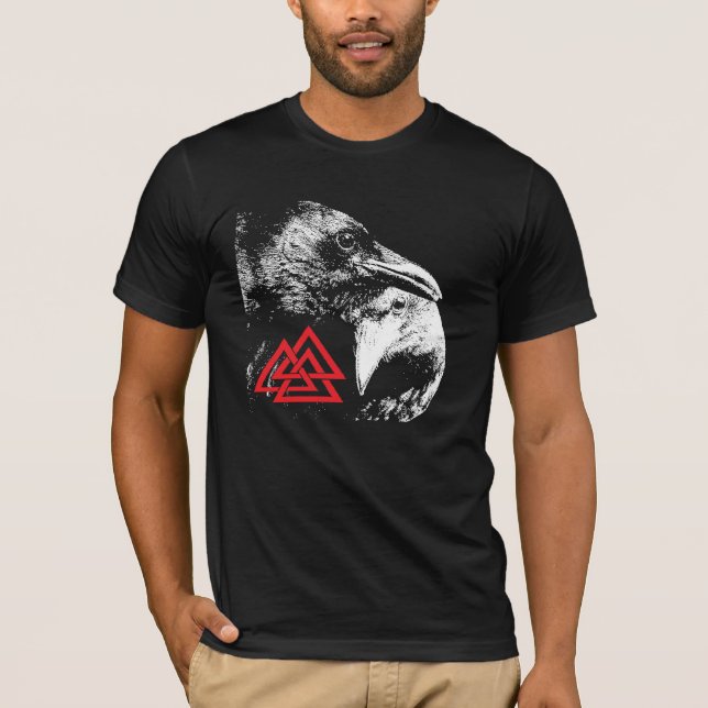 Shirt des Raben-Gedächtnis-3 (Vorderseite)