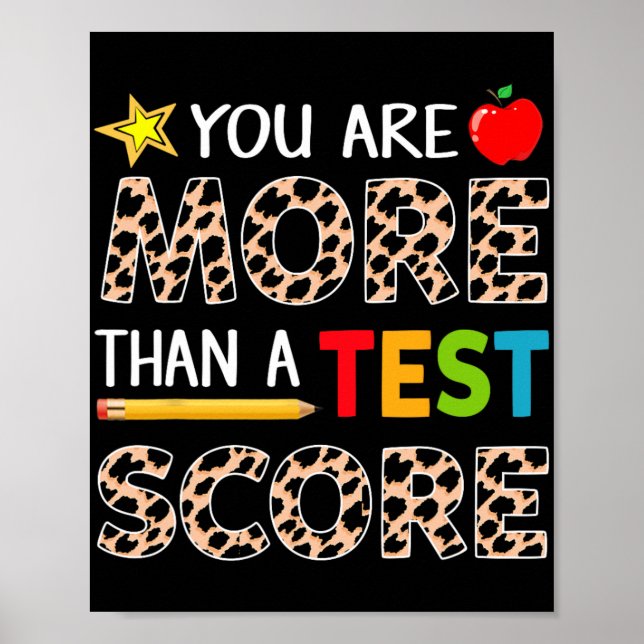 Shirt des Testtages Poster (Vorne)