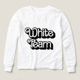 Shirt des White-Team-Farbkriegs
