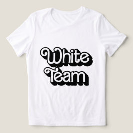 Shirt des White-Team-Farbkriegs
