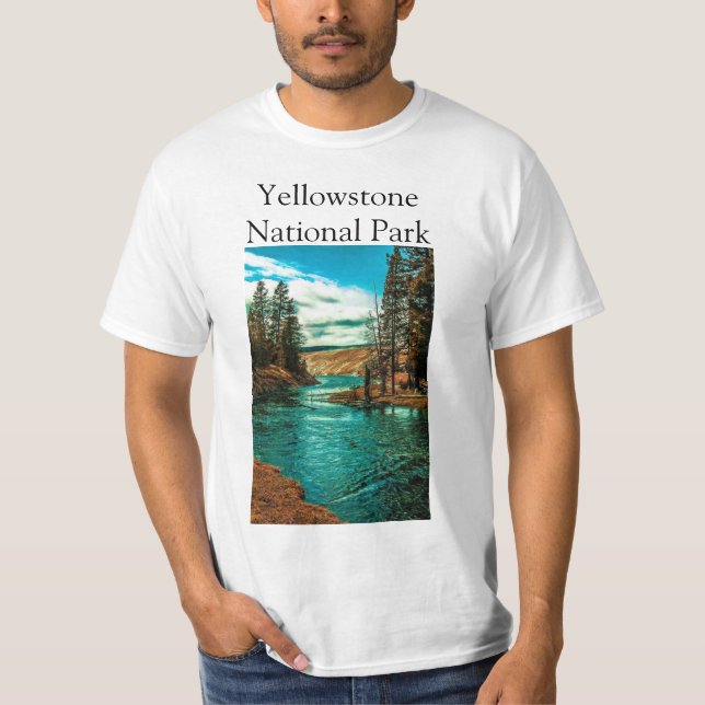 Shirt des Yellowstone-Nationalparks (Vorderseite)