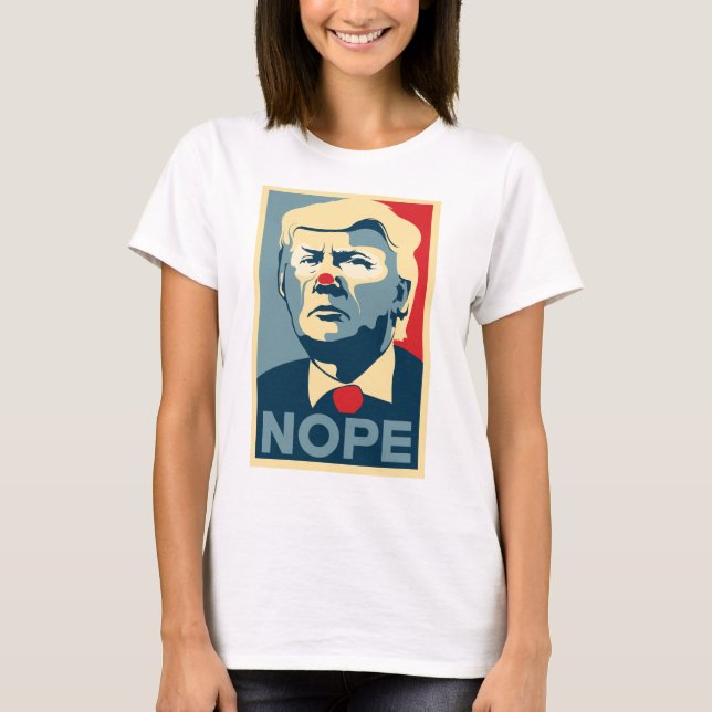 Shirt Donald Trump "NOPE" (Vorderseite)