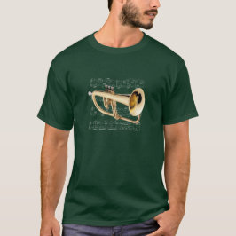 Shirt (dunkel). Flugelhorn. Farbe auswählen