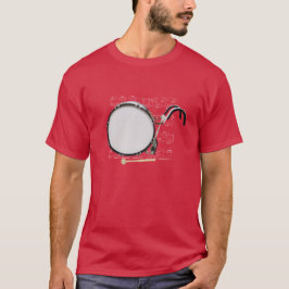 Shirt (dunkel) Marching Bass Drum (Wählen Sie Ihre