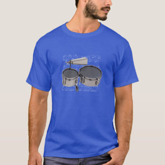 Shirt (dunkel) Timbales & Cowbell (Wählen Sie Ihre