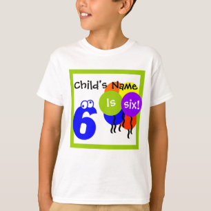 Shirt eines Kleinkindes: Geben Sie den Namen "is 6