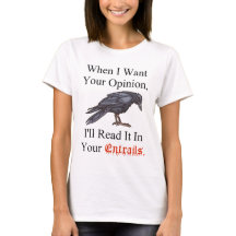 Shirt Eingeweide auf Weißem