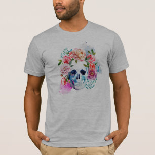 Shirt Elegant Dia de Los Muertos Floral Schädel-