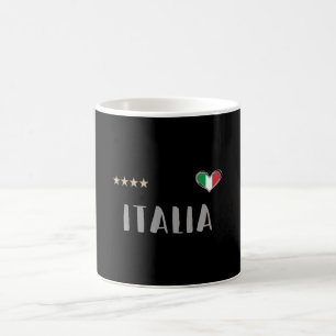 Shirt-Fahne für den Fußball in Italien Kaffeetasse