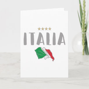 Shirt-Fahne für den Fußball in Italien Karte