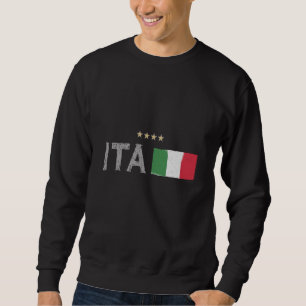 Shirt-Fahne für den Fußball in Italien Sweatshirt