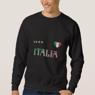 Shirt-Fahne für den Fußball in Italien Sweatshirt