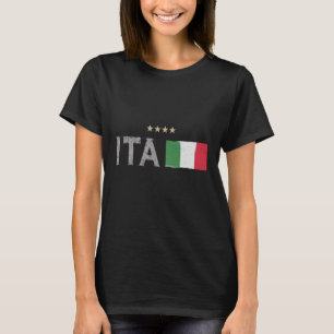 Shirt-Fahne für den Fußball in Italien T-Shirt