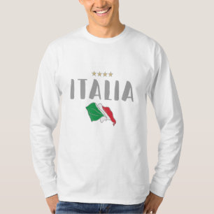 Shirt-Fahne für den Fußball in Italien T-Shirt