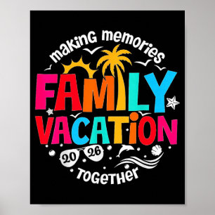 Shirt Familienurlaub Gemeinsam Erinnerungen Schaff Poster