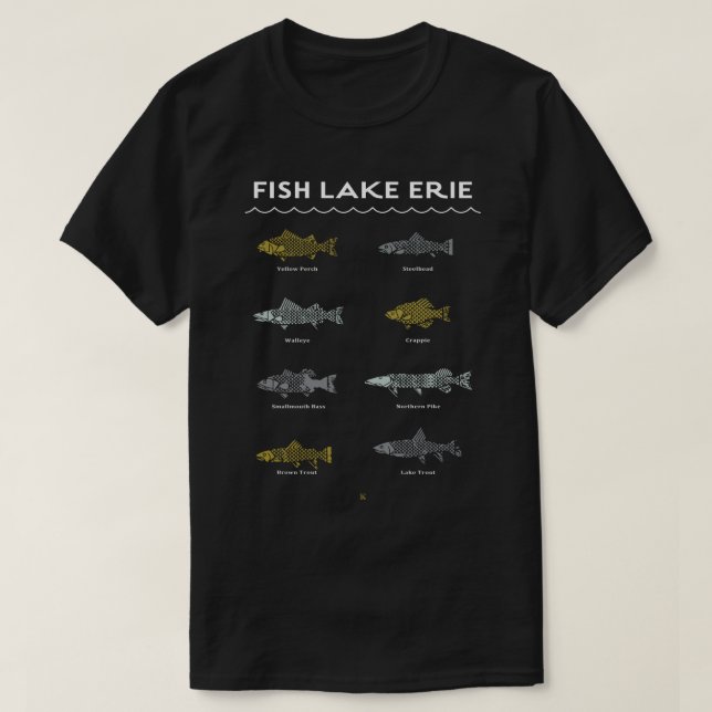 Shirt Fish Lake Erie (Design vorne)