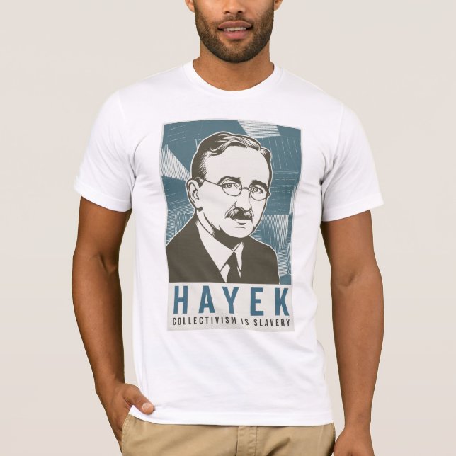 Shirt Friedrich von Hayek Vintage (Vorderseite)