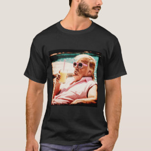 Shirt Funny Vintag Pina Colada Trump Felon 2024