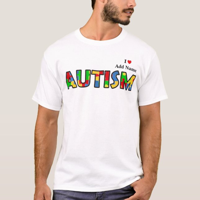 Shirt für Autismus Bewusstsein Mens (Vorderseite)