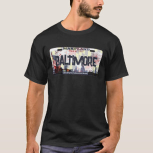 Shirt für das Kennzeichen Baltimore Maryland