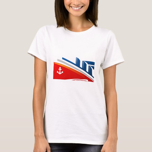 Shirt für das Logo des Schiffs für das Schiff des  (Vorderseite)