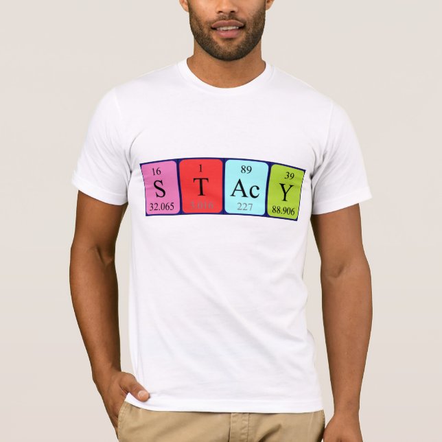Shirt für den Stacy-Periodennamen (Vorderseite)