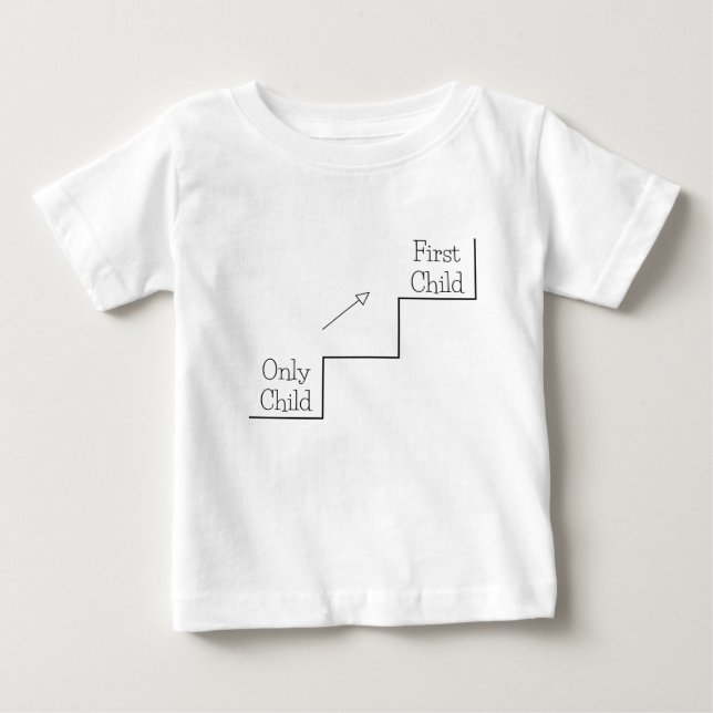 Shirt für die Babyankündigung (Vorderseite)