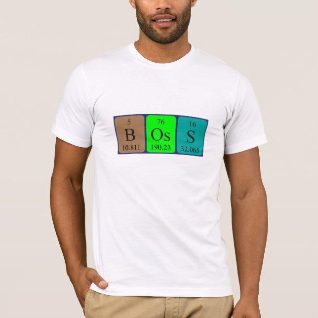 Shirt für die Boss-Periodenbezeichnung (Vorderseite)