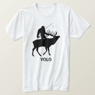 Shirt für die Fischerei mit dem Sasquatch-Riesene