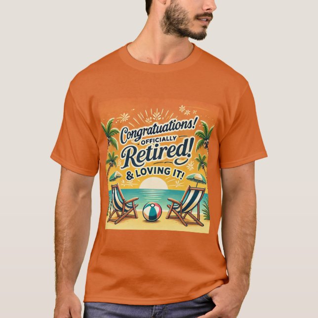 Shirt für die Glückwünsche der Altersversorgung |  (Vorderseite)