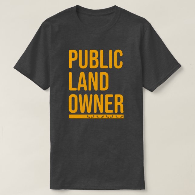 Shirt für die Jagd auf öffentliche Grundstücke (Design vorne)