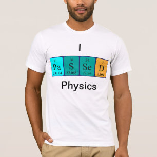 Shirt für die periodisch übergebene Physik