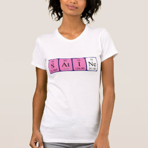 Shirt für die periodisch verwendete Satteltabelle