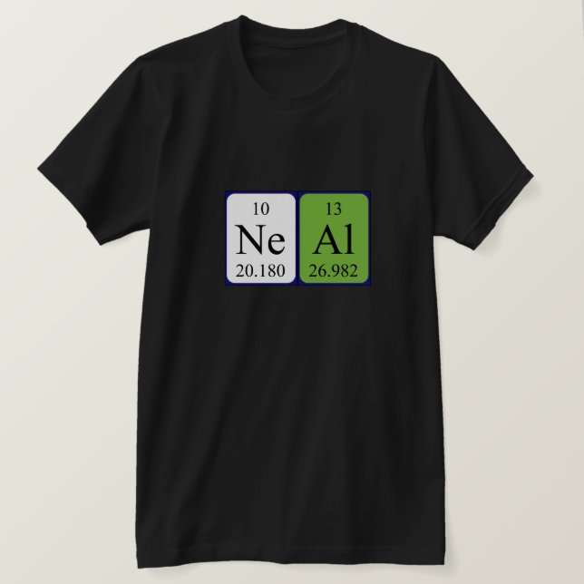 Shirt für die periodisch wiederkehrende Tabelle (Design vorne)