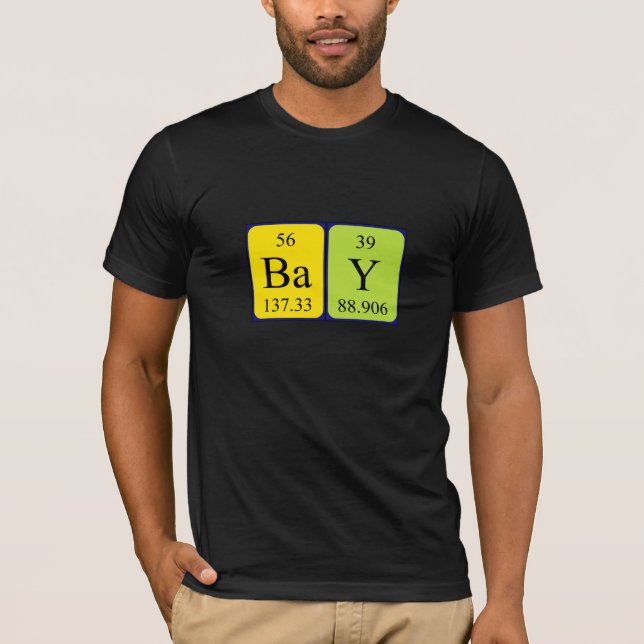 Shirt für die periodische Tabellenbezeichnung (Vorderseite)