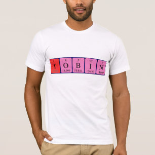 Shirt für die periodische Tabellenbezeichnung Tobi