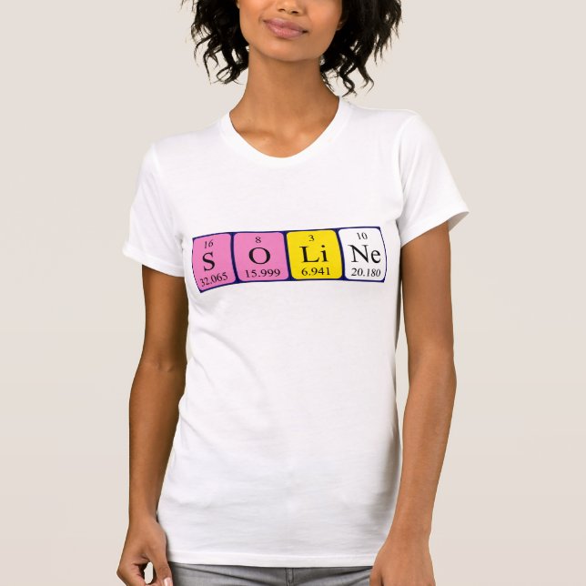 Shirt für die periodische Tafelbezeichnung (Vorderseite)